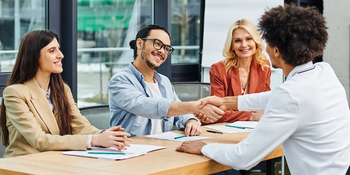 NIPRO - Careers job seekers shaking hand