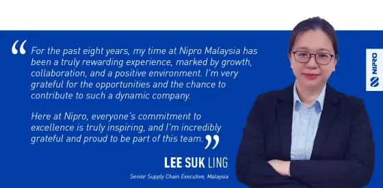 Lee Suk Ling - Senior Supply Chain Executive, Malaysia.