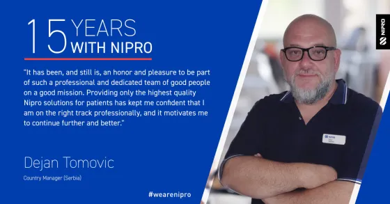 Years of Service - Dejan Tomovic - Country Manager (Serbia)